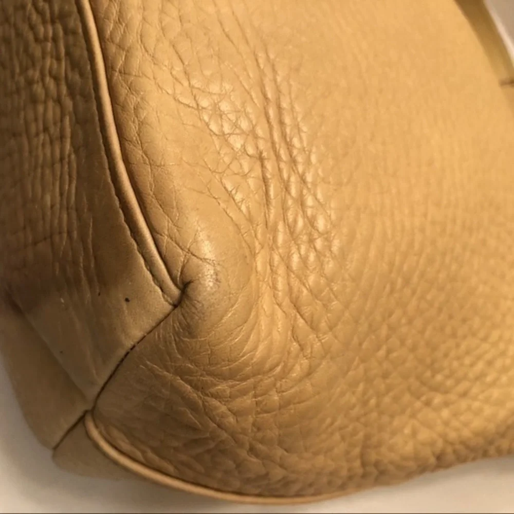 Coach pebbled leather hobo bag